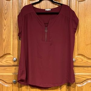 Maurice's Short Sleeve Blouse - Plus Size XXL